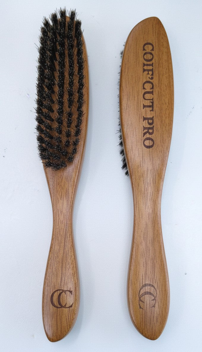 Brosse en bois marron claire Coif'Cut Pro