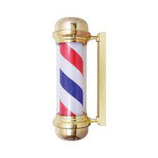 Enseigne de salon de coiffure BARBER POOL