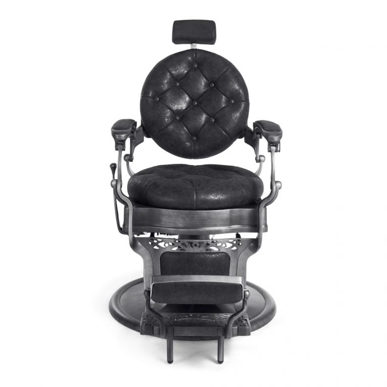 Fauteuil Barber Capitonné Black CLINT B