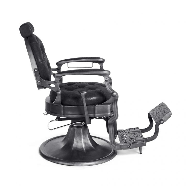 Fauteuil Barber Capitonné Black CLINT B