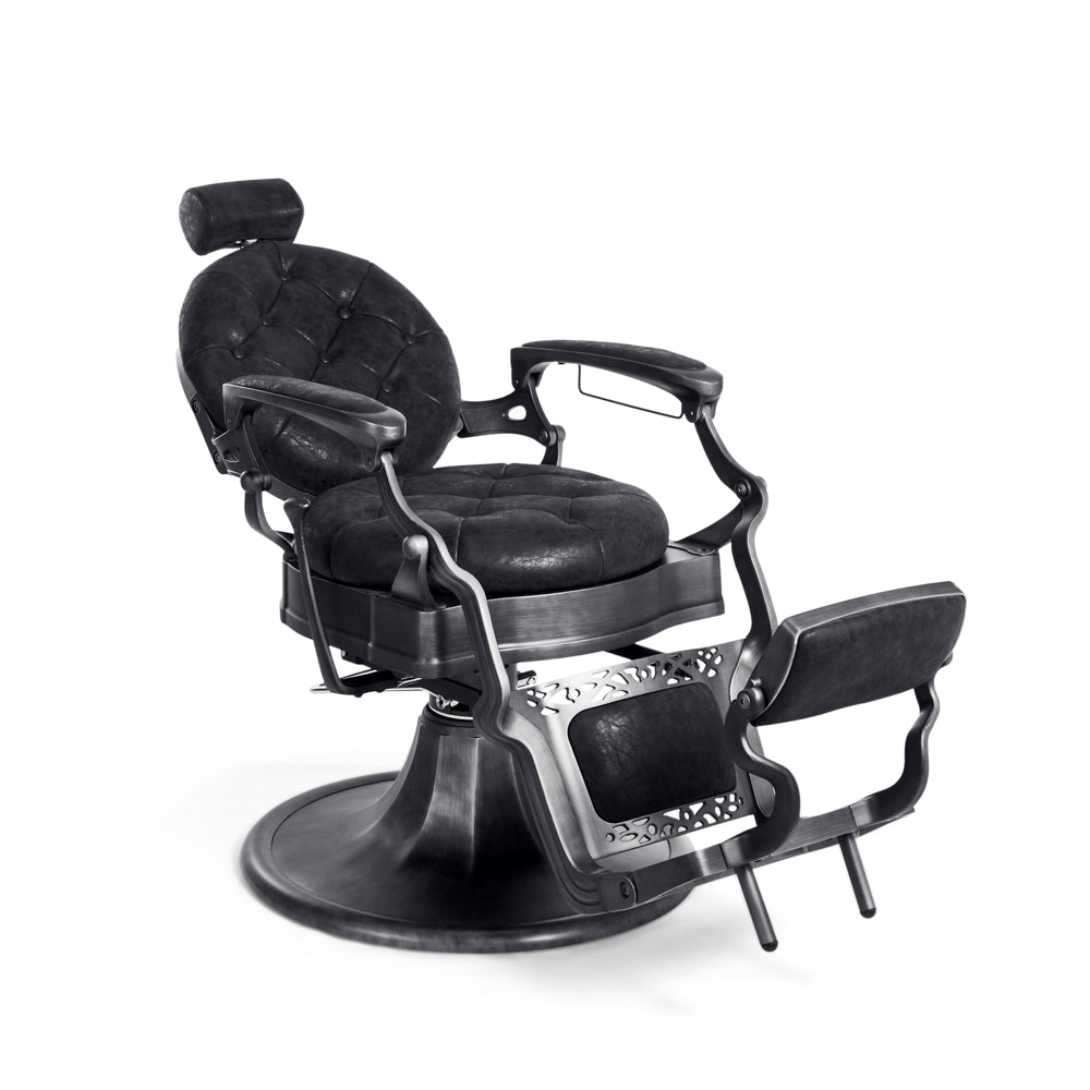 Fauteuil Barber Capitonné Black CLINT B