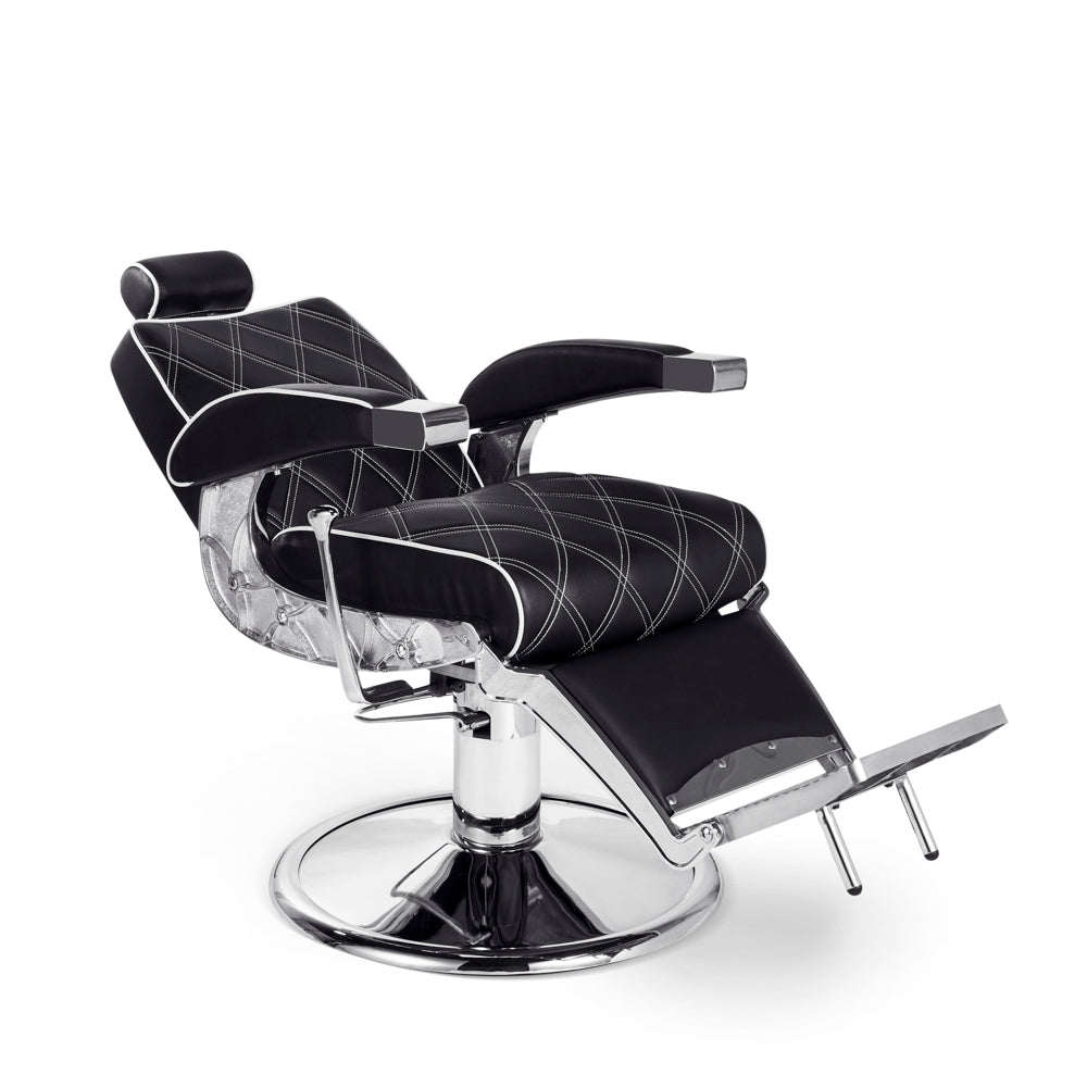 Fauteuil Barber Black Silver HUGO