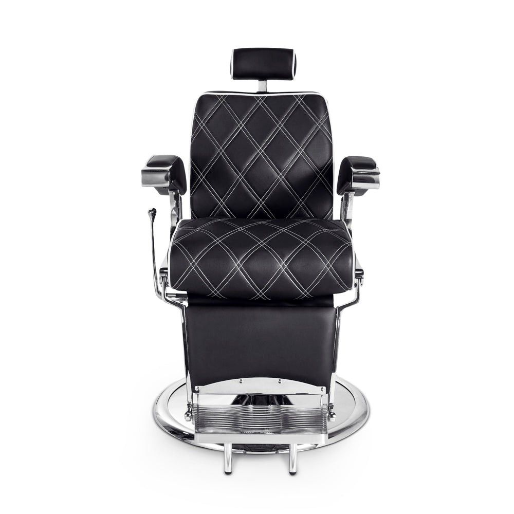 Fauteuil Barber Black Silver HUGO