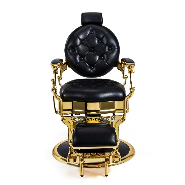 Fauteuil Barber Capitonné GOLD KIRK CG