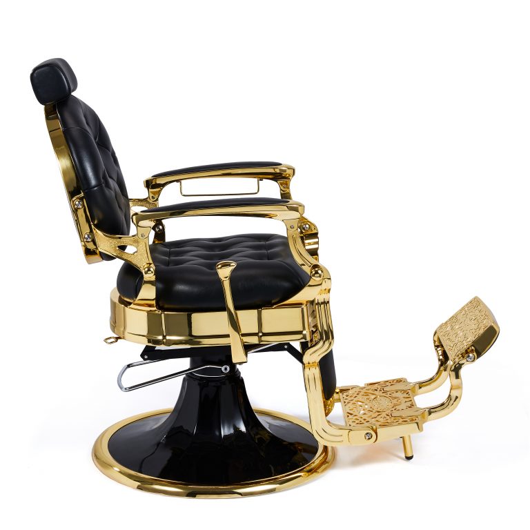 Fauteuil Barber Capitonné GOLD KIRK CG