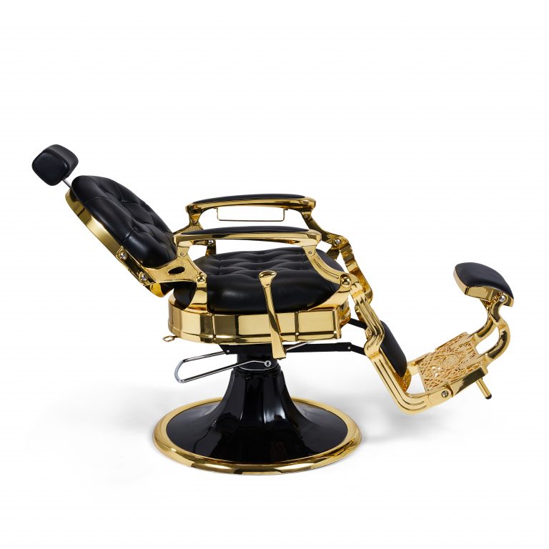 Fauteuil Barber Capitonné GOLD KIRK CG