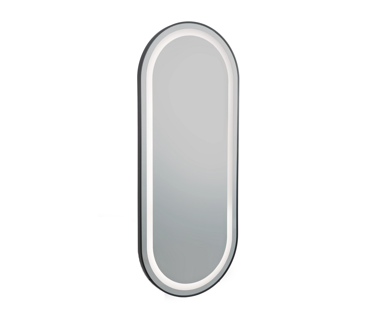 Miroir RIM Noir Loop 170x70– Miroir de Coiffure Professionnel Design Noir Élégant