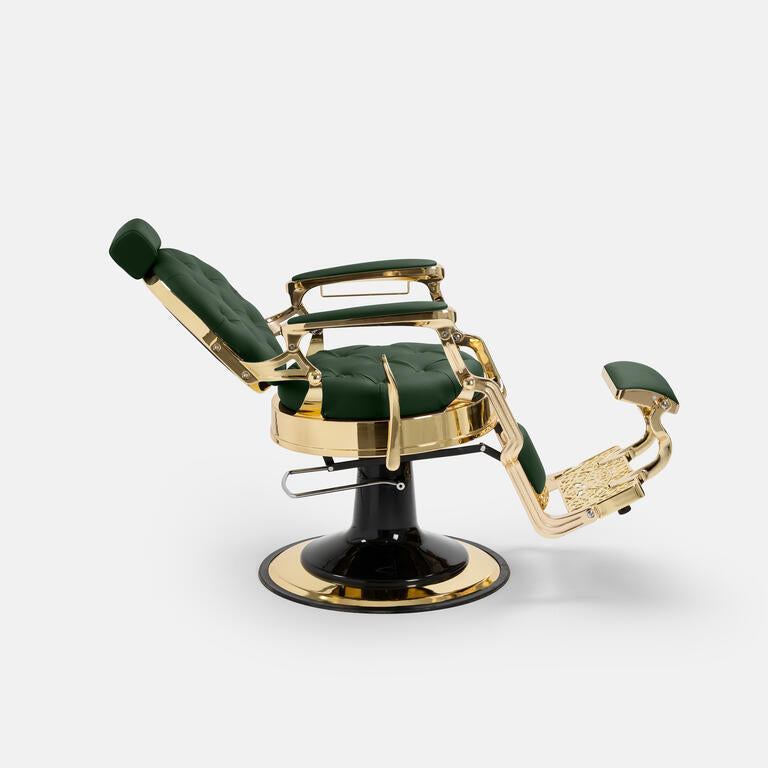 FAUTEUIL BARBER MACK GOLD GREEN