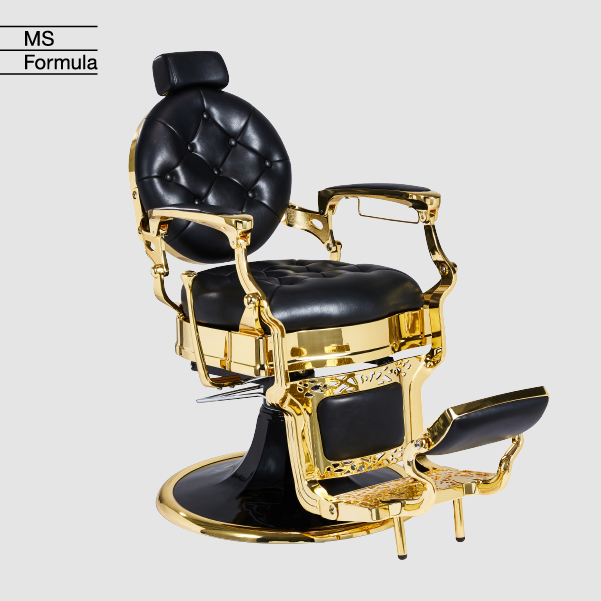 Fauteuil Barber Capitonné GOLD KIRK CG