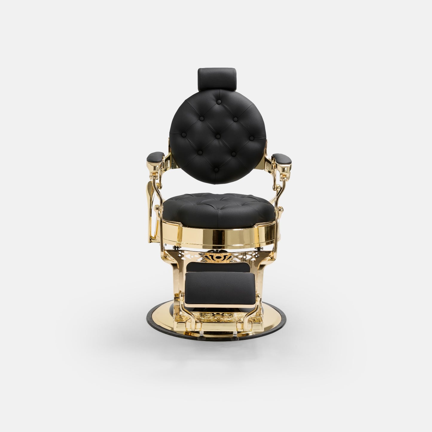Fauteuil Barber Capitonné Black Gold