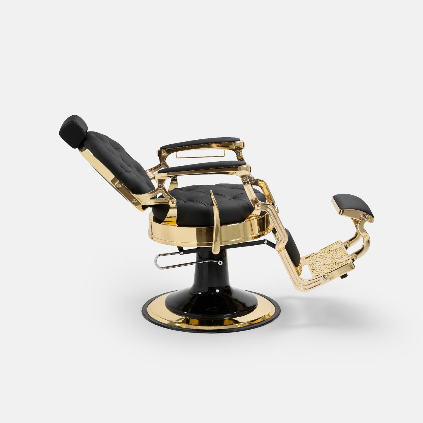 Fauteuil Barber Capitonné Black Gold