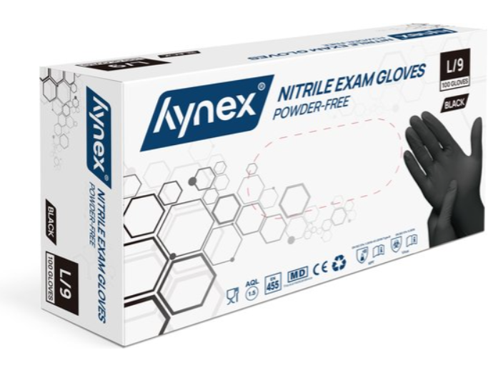 Gants noirs pack de 100