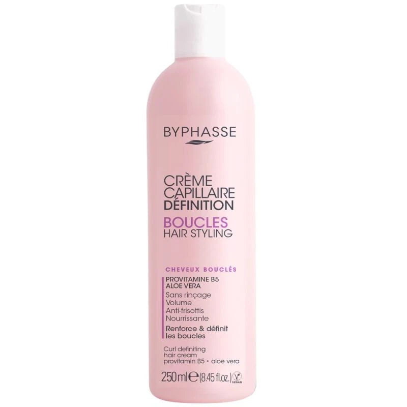 Byphasse Crème Définition Boucles 250 ml – Hydratation & Boucles Définies pour Cheveux Bouclés