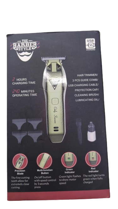 Tondeuse The Barber Style – Coupe Précise pour Barbe et Cheveux