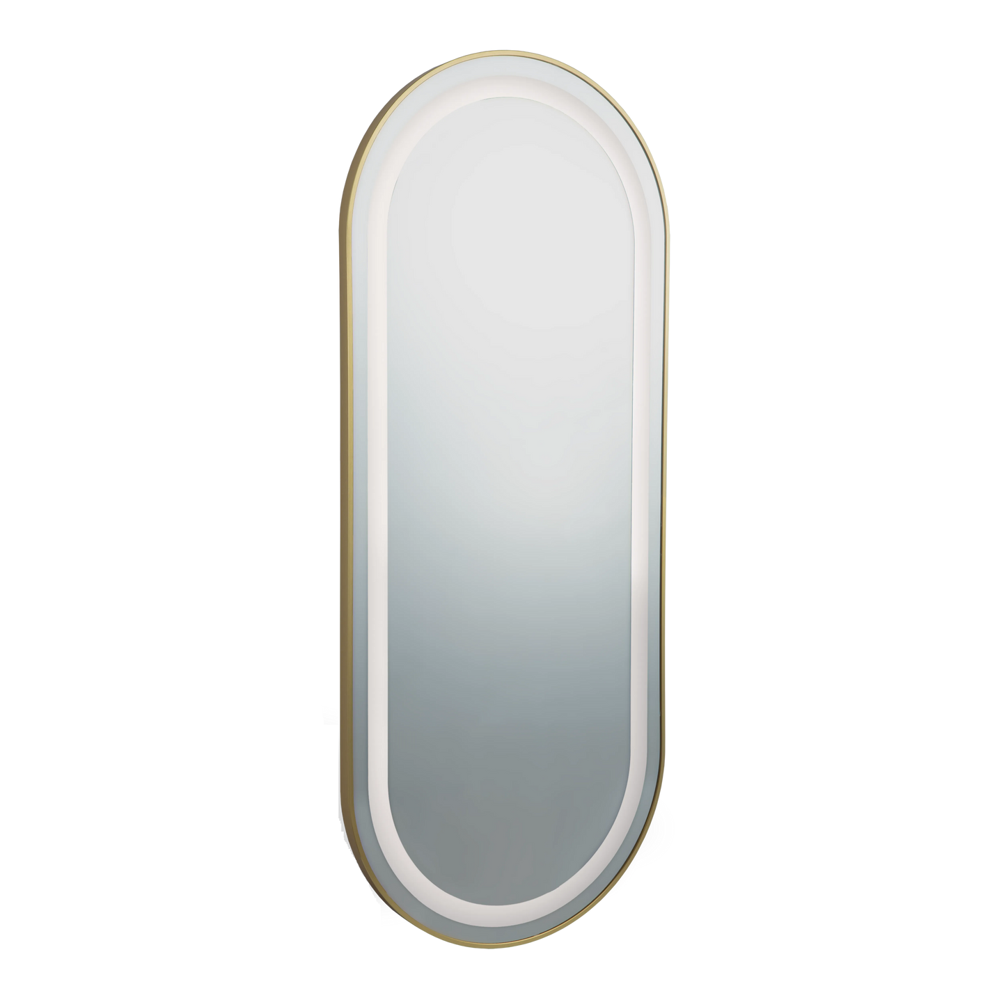 Miroir RIM Gold Loop 170x70 – Miroir de Coiffure Professionnel Design Doré