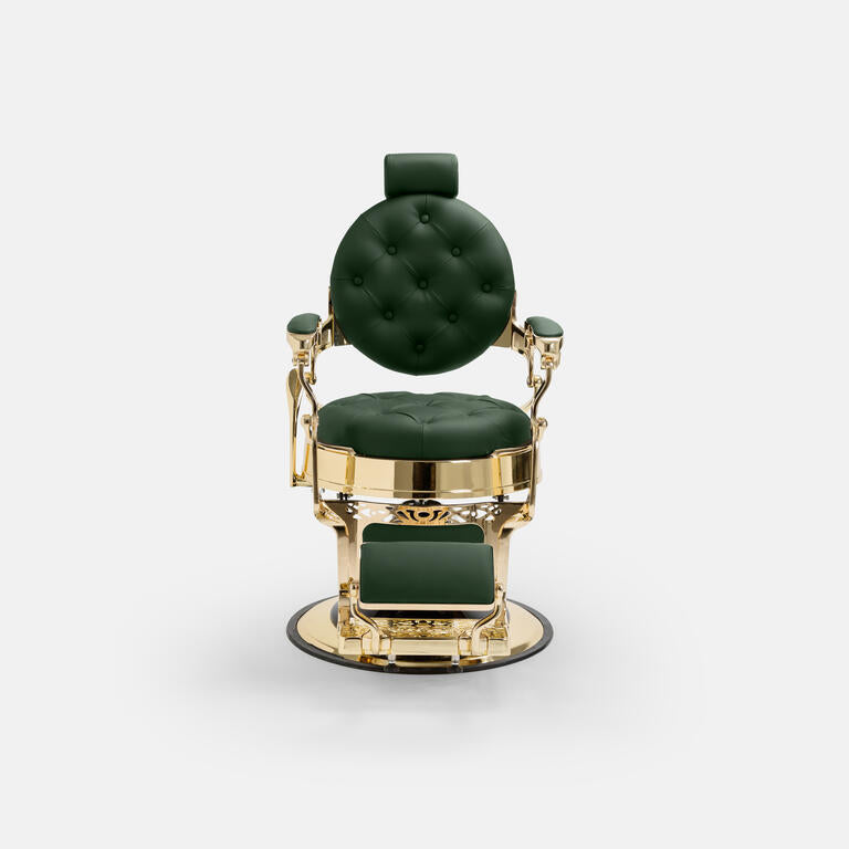 FAUTEUIL BARBER MACK GOLD GREEN
