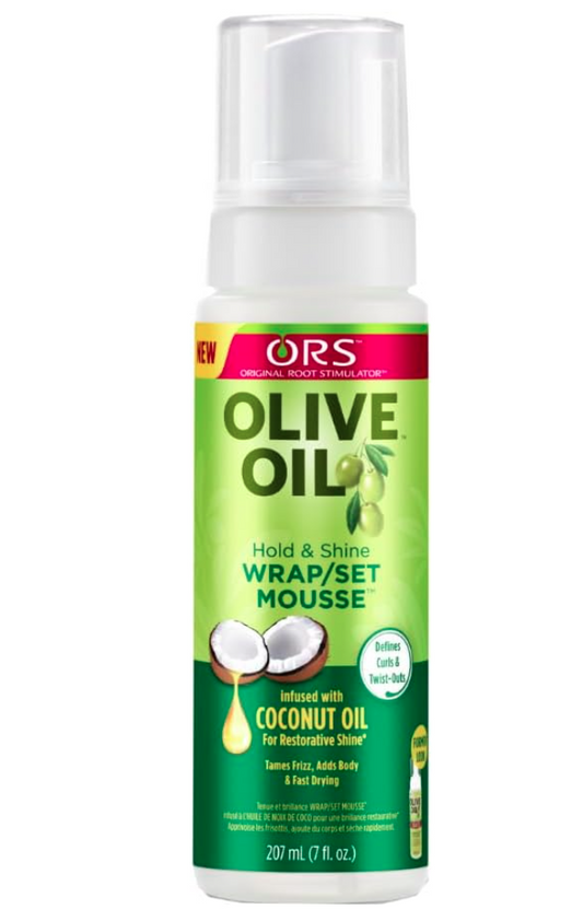 ORS Olive Oil Hold & Shine Mousse –  207ml