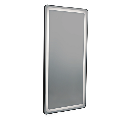 Miroir RIM Noir Large Rectangle 170x70 – Miroir de Coiffure Professionnel Design Noir Haut de Gamme
