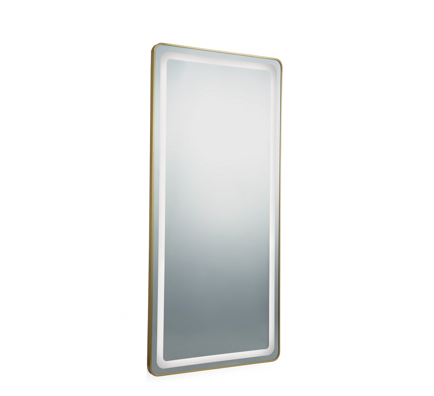 Miroir RIM Gold Large Rectangle 170x70 – Miroir de Coiffure Professionnel Doré Haut de Gamme