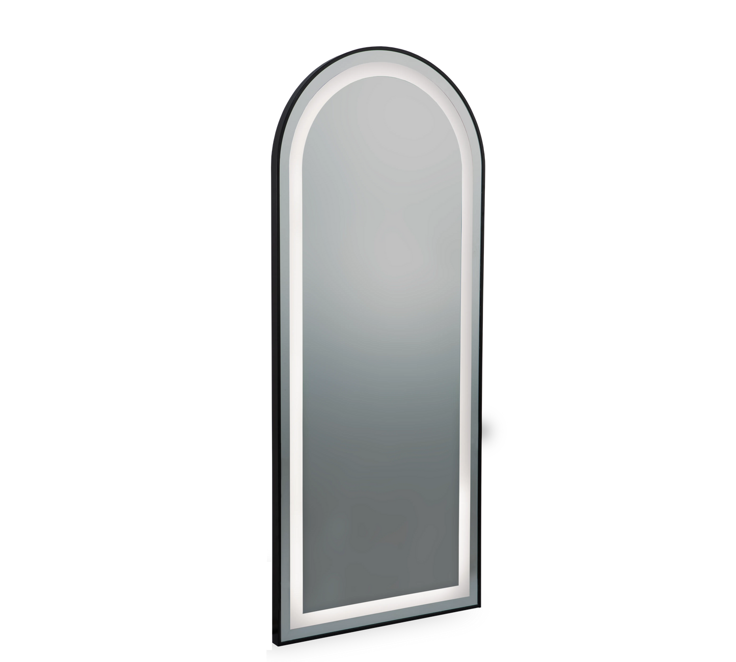 Miroir Noir Large 170x70 – Miroir de Coiffure Professionnel Design Noir Haut de Gamme