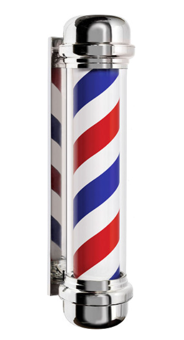 Barber Pole Silver