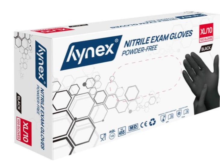 Gants noirs pack de 100