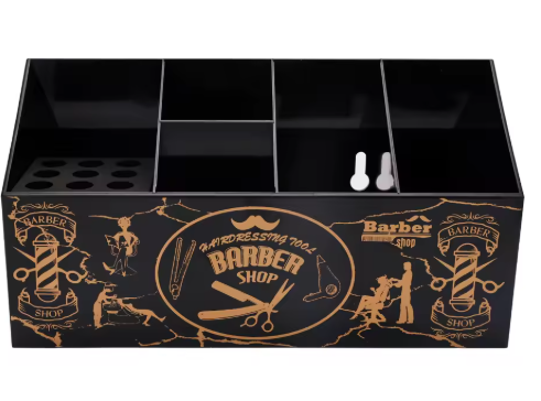 Support de coiffure multifonctionnel pour peigne et ciseaux, boîte à outils de coiffure, accessoires pour salon de coiffure