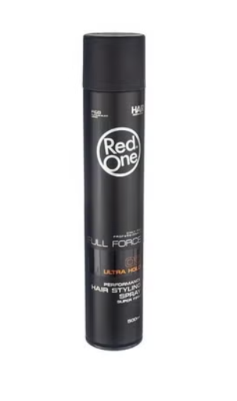 RedOne Laque Coiffante Noir Ultra Tenue – Fixation Longue Durée pour Tous Types de Cheveux