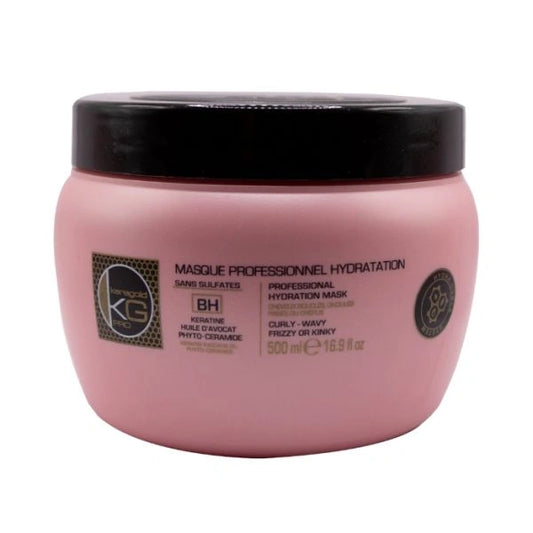 Masque Hydra-Curls BH KeraGold 500 ml – Hydratation Intense & Définition des Boucles pour Cheveux Bouclés et Ondulés