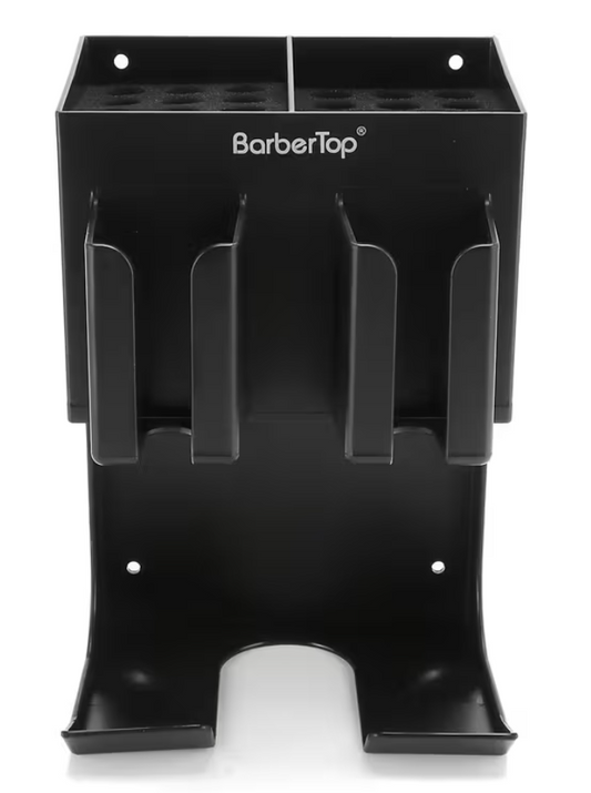 Porte-Sèche-Cheveux Organisateur - Étagère de Rangement Murale, Support pour Outils de Coiffure avec Capacité de Séchage