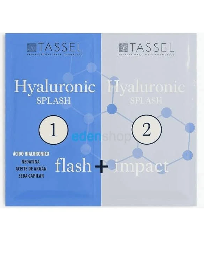 Traitement capillaire anti-âge Tassel Hyaluronic Splash 1 sachet traitements individuels.