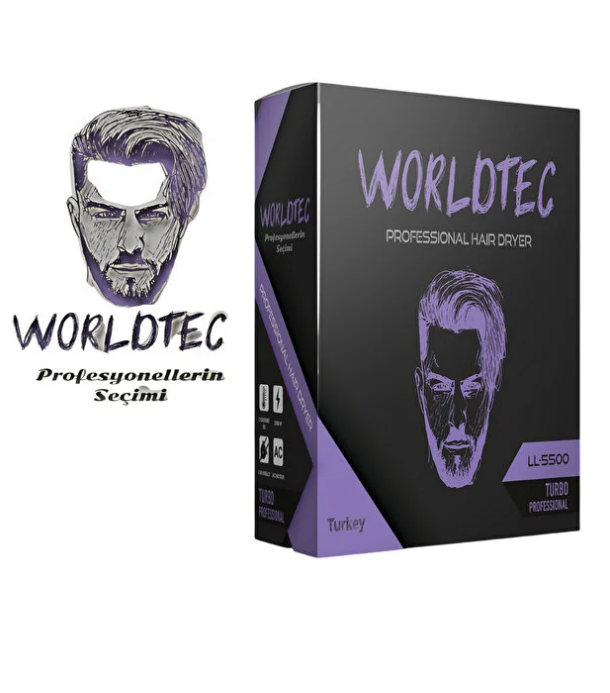 Sèche-Cheveux Worldtec – Puissant, Léger et Professionnel pour Coiffage Rapide