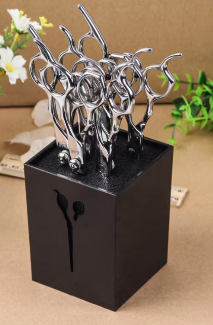 Porte-Ciseaux de Coiffure,Boîte Organisatrice pour Maison, Support d'Outils de Coiffure Anti-Dérapant pour Stylisme